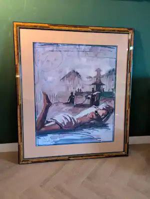 Nico Vrielink - Zeefdruk 162/500 verkocht voor € 80!