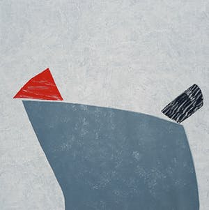 Wil Klaassen - Abstracte compositie, zeefdruk kopen? Bied vanaf 30!