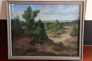 Jan de Boer - Het Vossenzand bij Kootwijk op de Veluwe verkocht voor € 150!