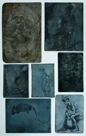 Elias Smalhout - 7 Zinken etsplaten – ca. 1914-1924 verkocht voor € 150!