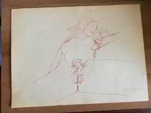 John Lennon - Mooie erotische Litho Yoko Ono Amstel hotel verkocht voor € 53!