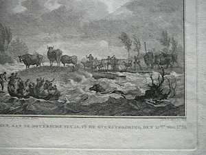 Noach van der Meer - Overstroming bij Heusden 1775 kopen? Bied vanaf 75!