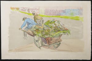 Jacques Villon - Litho op Japon papier, Zonder titel kopen? Bied vanaf 100!