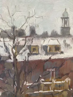 Niet of onleesbaar gesigneerd - villa in winter kopen? Bied vanaf 1!