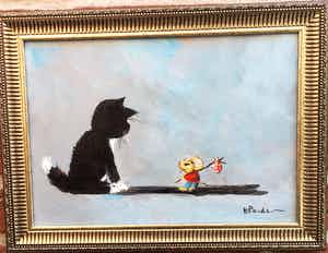 Henk Poeder - Poes en muis verkocht voor € 81!