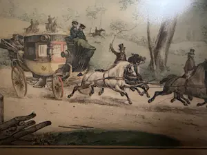 Victor Adam - Triptiek van 3 x 19e-eeuwse Handgekleurde Lithografieën (Paardenkoetsen) kopen? Bied vanaf 240!