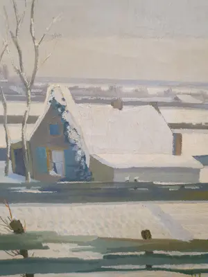 Dirk Smorenberg - Winterlandschap kopen? Bied vanaf 200!