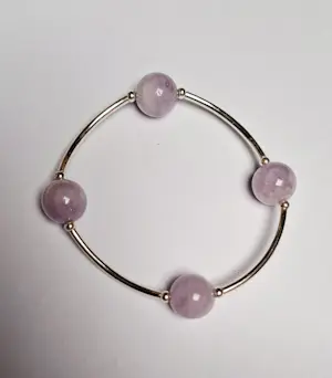 Nieuwe zilveren armband met Amethist  edelsteen kopen? Bied vanaf 37!