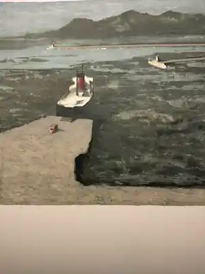 Mart Kempers - Veerboot met camion op de kade. kopen? Bied vanaf 40!