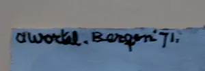 Ans Wortel - Gouache op papier: figuren - 1971 kopen? Bied vanaf 225!