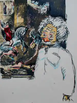Kees van Dongen - Litho: "La révolte des anges" - 1951 kopen? Bied vanaf 199!