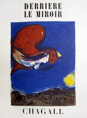 Marc Chagall - 2 Farb-Lithographien "Derriere Le Miroir" von 1950 kopen? Bied vanaf 180!