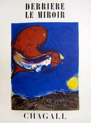 Marc Chagall - 2 Farb-Lithographien "Derriere Le Miroir" von 1950 kopen? Bied vanaf 180!