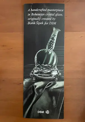 Borek Sipek - Karaf fragiel Boheems kristal op massieve Boheems kristallen houder kopen? Bied vanaf 175!