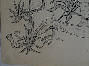 Niet of onleesbaar gesigneerd - Pentekening , “Surrealistische voorstelling” – gesigneerd - 1938 kopen? Bied vanaf 1!