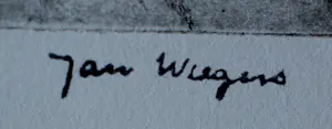 Jan Wiegers - Droge naald ets kopen? Bied vanaf 95!