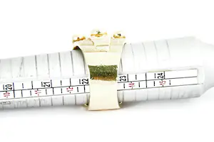 10 - Bijzonder grote & zware (56gr!) Surinaamse 18 Krt "Ala Kondre" ring kopen? Bied vanaf 1940!