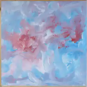 Janus Nuiten - Olieverf op doek, Zonder titel verkocht voor € 100!