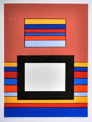 Guy Vandenbranden - Zeefdruk - Gesigneerd - 60x50 cm verkocht voor € 43!