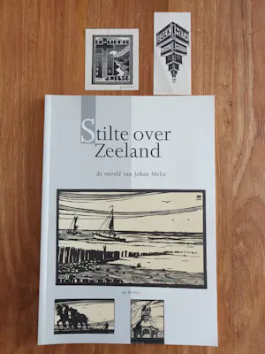 Johan Melse - "Stilte over Zeeland" met extra 2 stuks Ex Libris waarvan 1 gesigneerd kopen? Bied vanaf 32!
