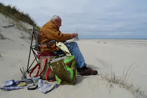 Franklin Meijer - Strand tafereeltjes - 4 x kavel kopen? Bied vanaf 59!