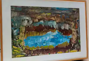 Oxydiaen - Monumentaal olieverfschilderij Oxydiaen (B. Roest Crollius) kopen? Bied vanaf 125!