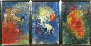 Berry Brugman - Gouache, Drieluik - Ingelijst kopen? Bied vanaf 90!