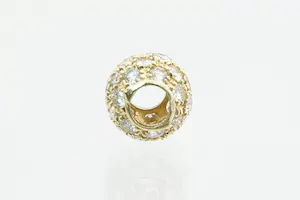 52 - Schitterende 14krt goud & ca. 2.00(!)ct (H/vs) diamanten "bol" hanger kopen? Bied vanaf 880!
