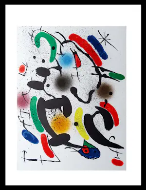 Joan Miro - Litografía original VI (band I) 1972 - Referentie Mourlot 862 kopen? Bied vanaf 139!