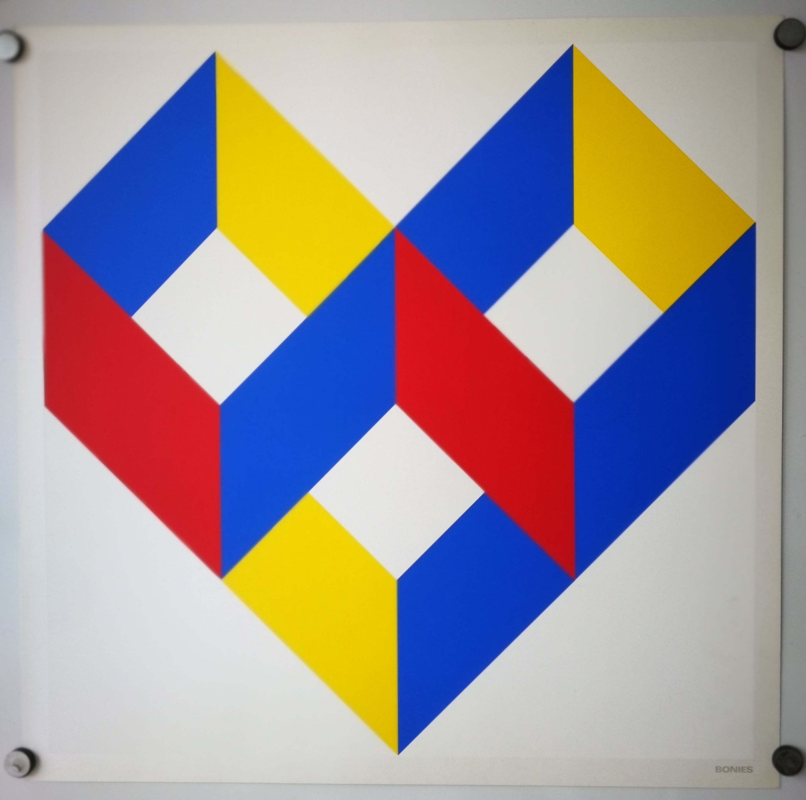 Bob Bonies - Geometrie. Uniek werk. kopen? Bied vanaf 199!