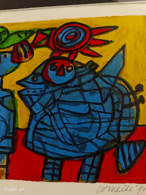 Corneille - De attente bewaker van de vogel - In Lijst kopen? Bied vanaf 249!