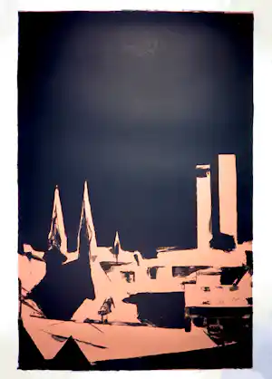 Michael de Kok - Zeefdruk, Toonbeeld kopen? Bied vanaf 135!