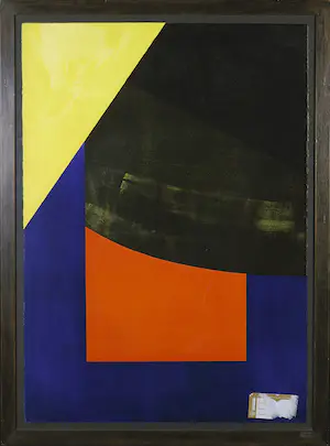 Willem Sanders - Litho, Study for an Asian leisure landscape - Ingelijst kopen? Bied vanaf 1!