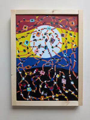 Jack Vissers - Verbinding - acryl op doek kopen? Bied vanaf 50!