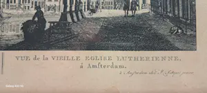 Pieter Fouquet - Gezicht van de Luthersche Oude Kerk, tot Amsterdam kopen? Bied vanaf 45!
