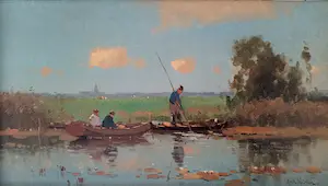 Jan Simon Knikker (jr.) - Vissers in de polder kopen? Bied vanaf 210!