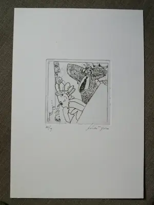 Bouke Ylstra - Ets gesigneerd kopen? Bied vanaf 20!