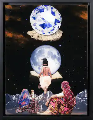 Eugina Loli - Print op dibond, Levels verkocht voor € 50!