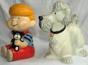 Henry King (Hank) Ketcham - 2 Beelden , Dennis the Menace / Dennis de Bengel - 1974 kopen? Bied vanaf 10!