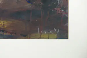 Dick Tasma - Acryl op papier, Zonder titel - Ingelijst (Groot) kopen? Bied vanaf 70!