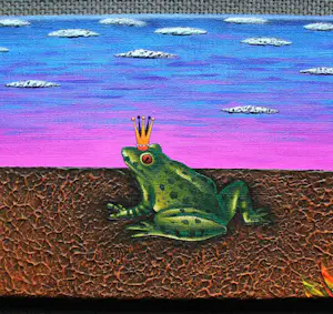Dadara - Acryl op doek: Frog kopen? Bied vanaf 1299!