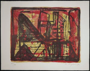 Theo Kuijpers - Litho, Zonder titel kopen? Bied vanaf 1!