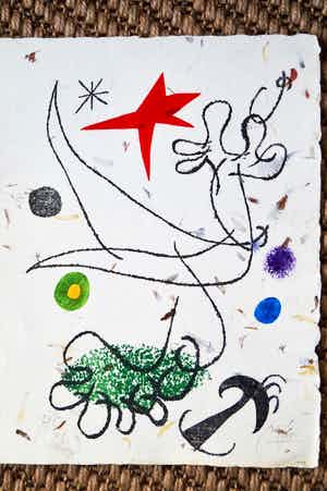 Joan Miro - onbekend verkocht voor € 1100!