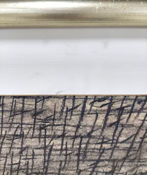 Niet of onleesbaar gesigneerd - Houtskooltekening, Abstracte compositie - Ingelijst kopen? Bied vanaf 1!