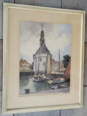 Hendrikus Roodenburg - Hoofdtoren Hoorn. kopen? Bied vanaf 95!