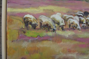Niet of onleesbaar gesigneerd - Drentsche schapen op de heide kopen? Bied vanaf 1!