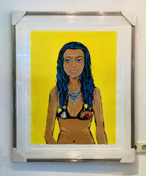 Peter Klashorst - My Yellow Princess (opslag) kopen? Bied vanaf 75!