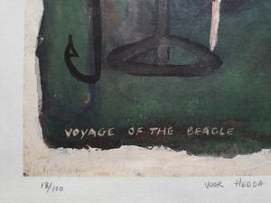 Jasper Krabbe - Voyage of the Beagle, zeefdruk kopen? Bied vanaf 95!