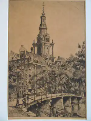 Jan Poortenaar - Raamgracht (Amsterdam) verkocht voor € 40!