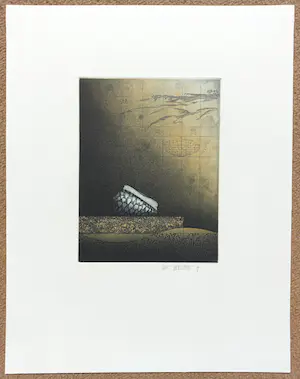 Chris van Otterloo - Het stille getij, aquatint ets kopen? Bied vanaf 75!